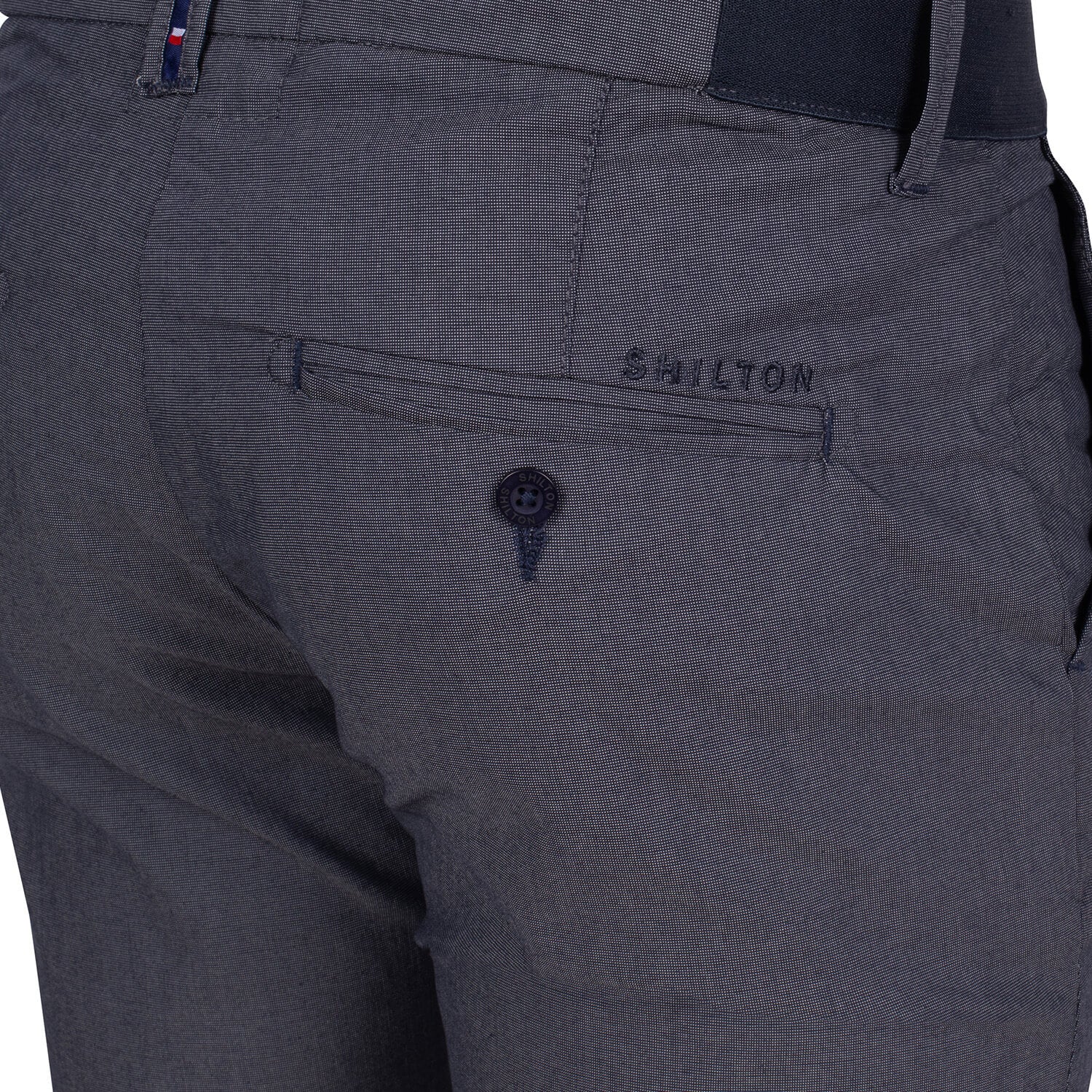 Bermuda chambray écusson - Image 3