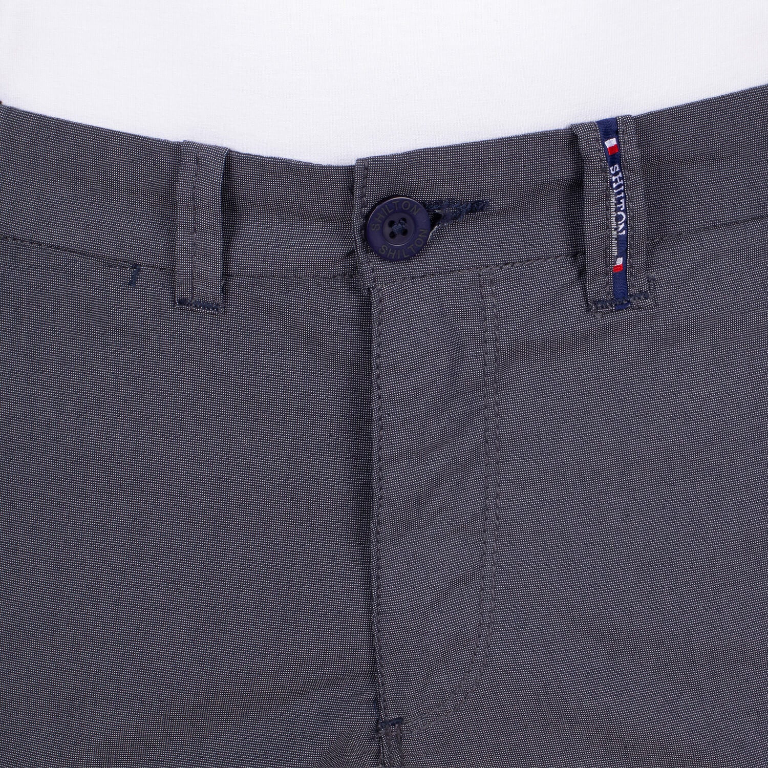 Bermuda chambray écusson - Image 4
