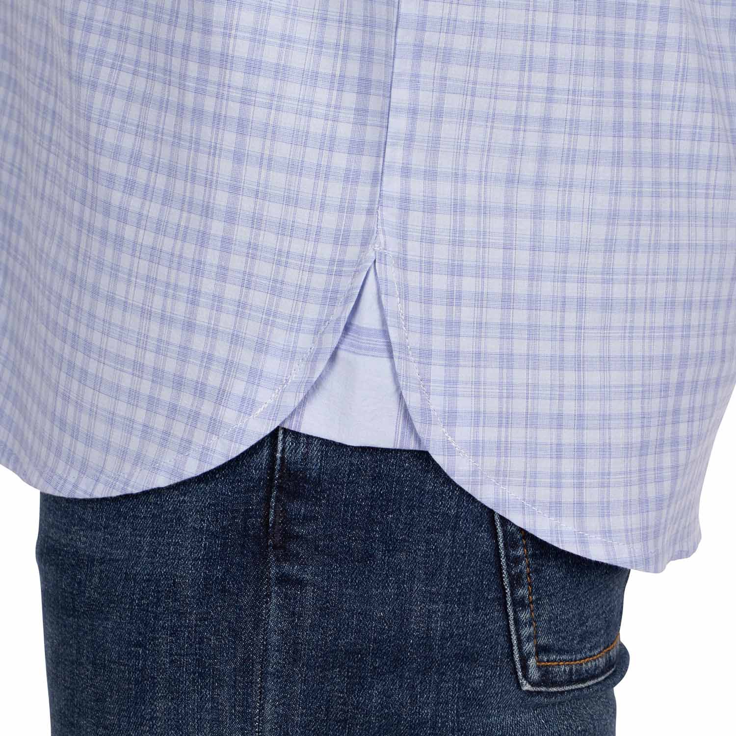Chemise carreaux denim - Image 3