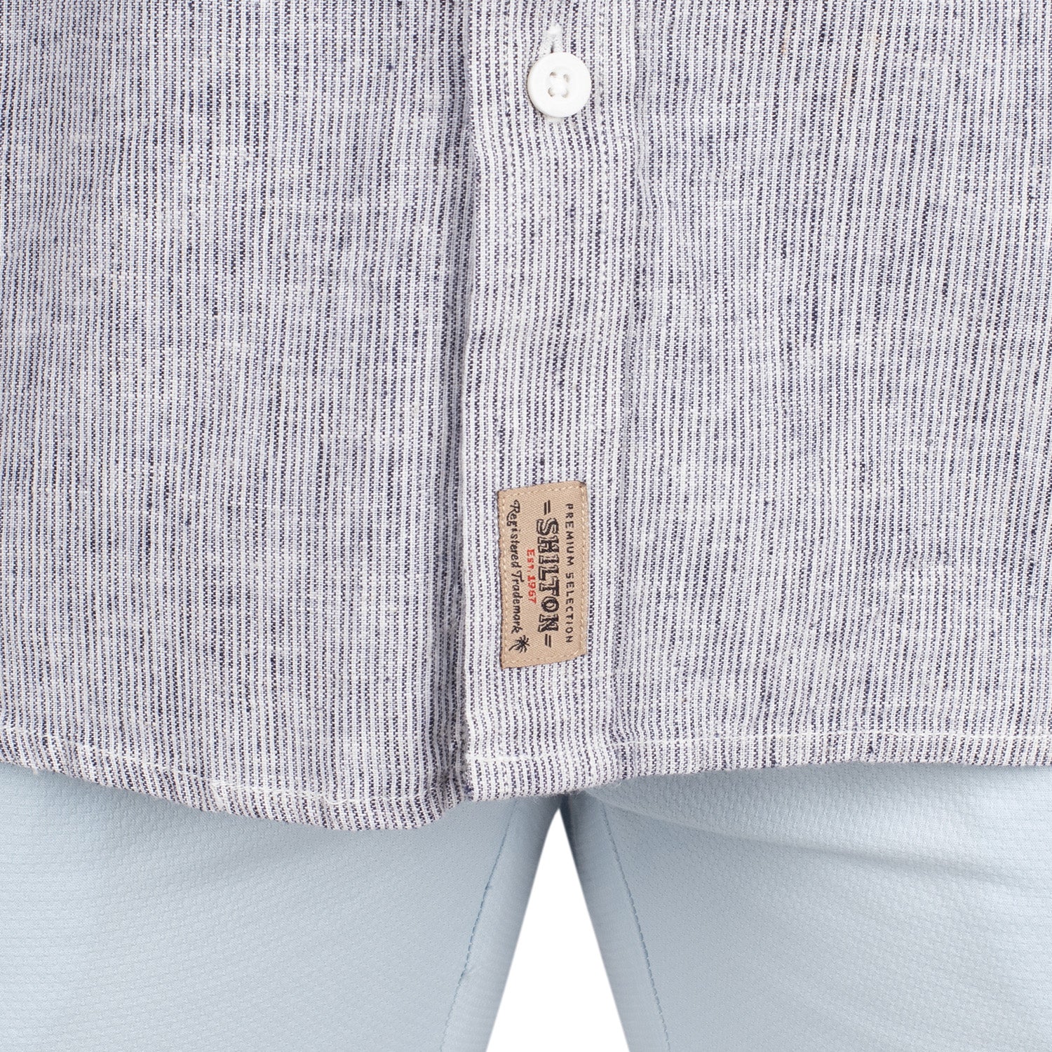 Chemise en lin rayée - Image 4