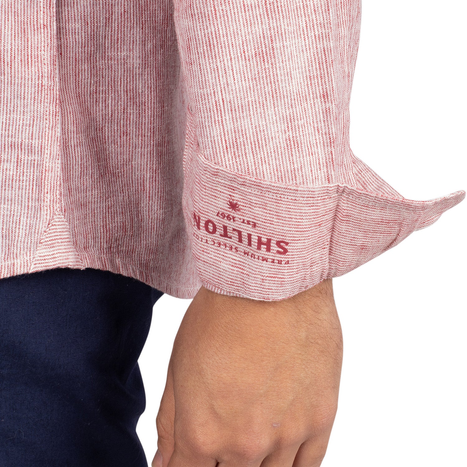 Chemise en lin rayée - Image 5