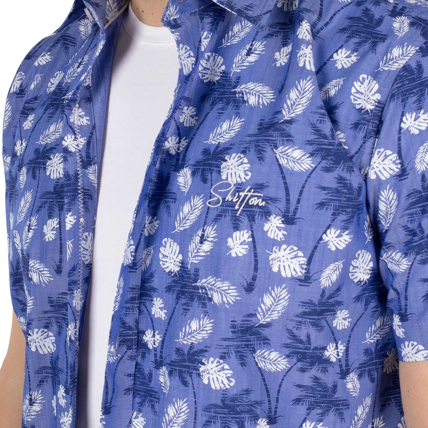 Chemise hawaï lagune - Image 3