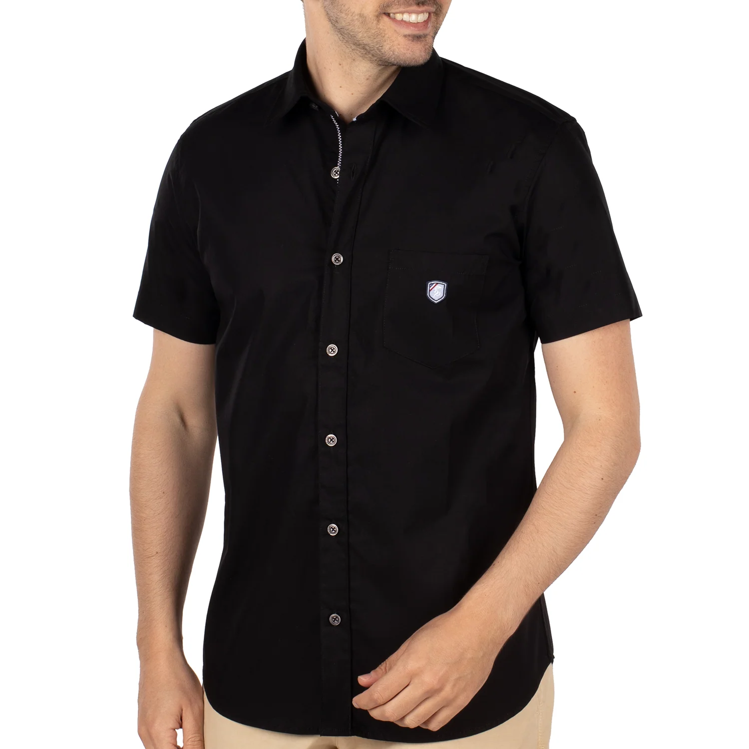 Chemise écusson calanque