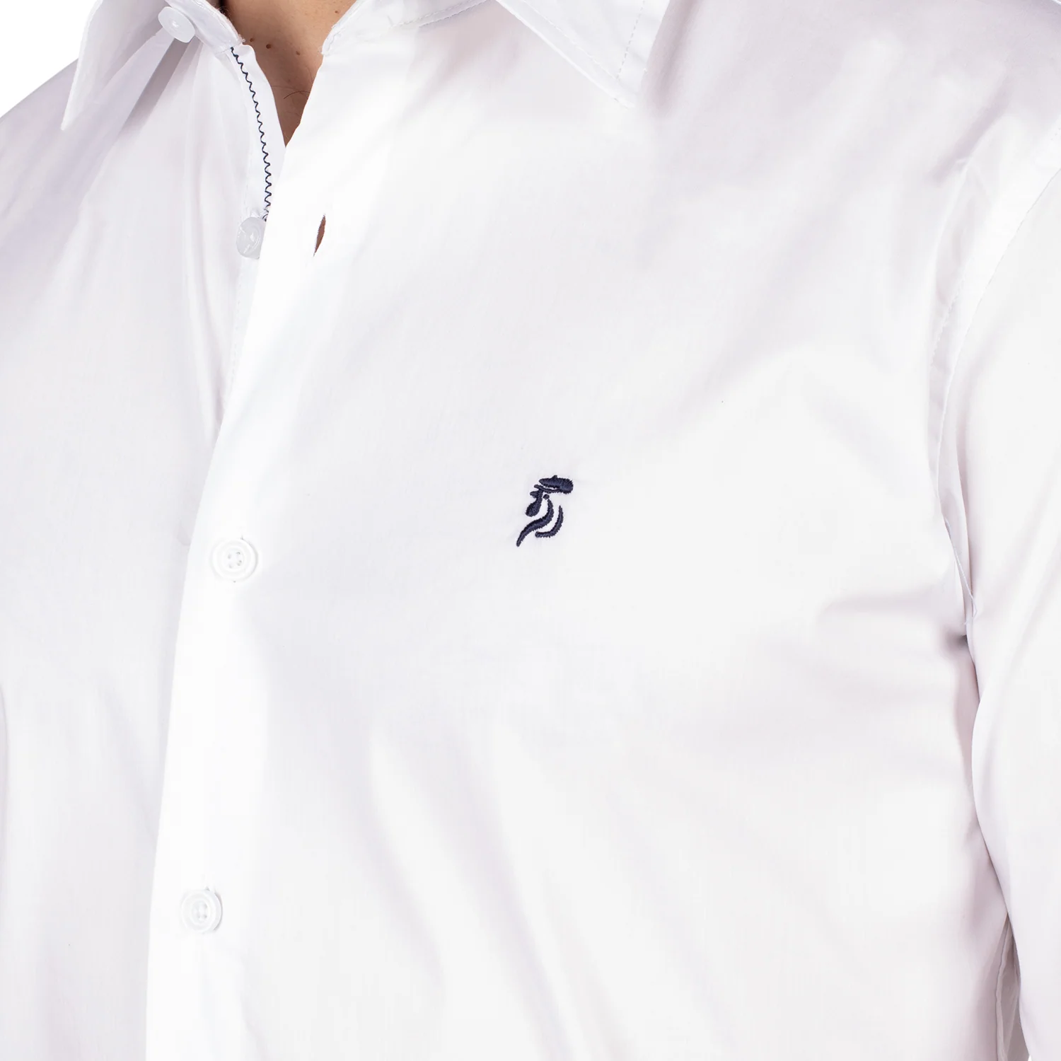 Chemise unie azura - Image 4