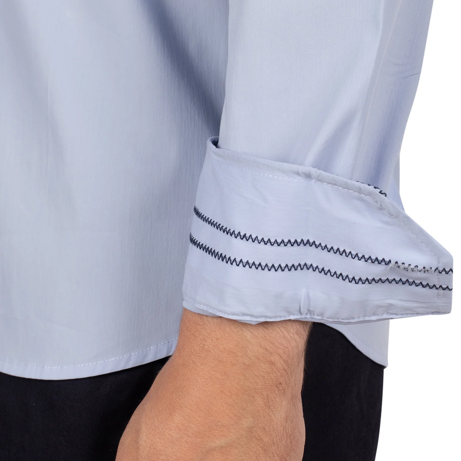 Chemise unie azura - Image 5