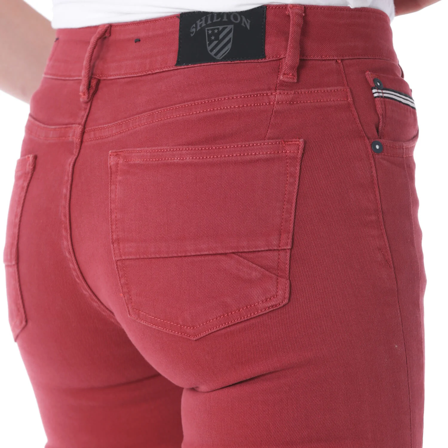 Jean Femme Icon Red - Image 4