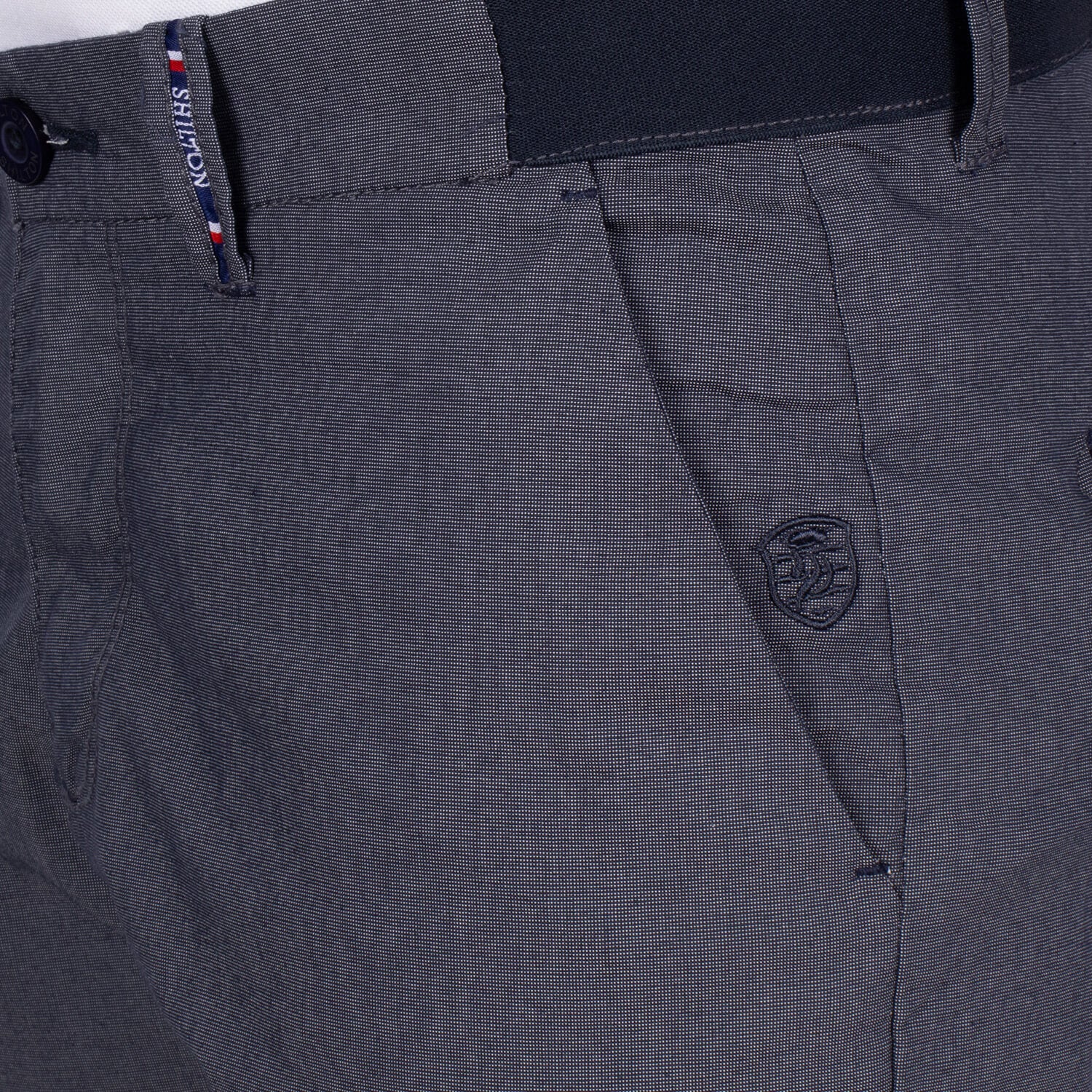 Pantalon chambray écusson - Image 4