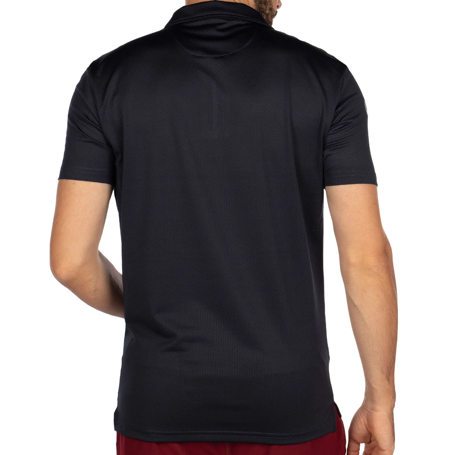 Polo de sport zippé perforé - Image 3