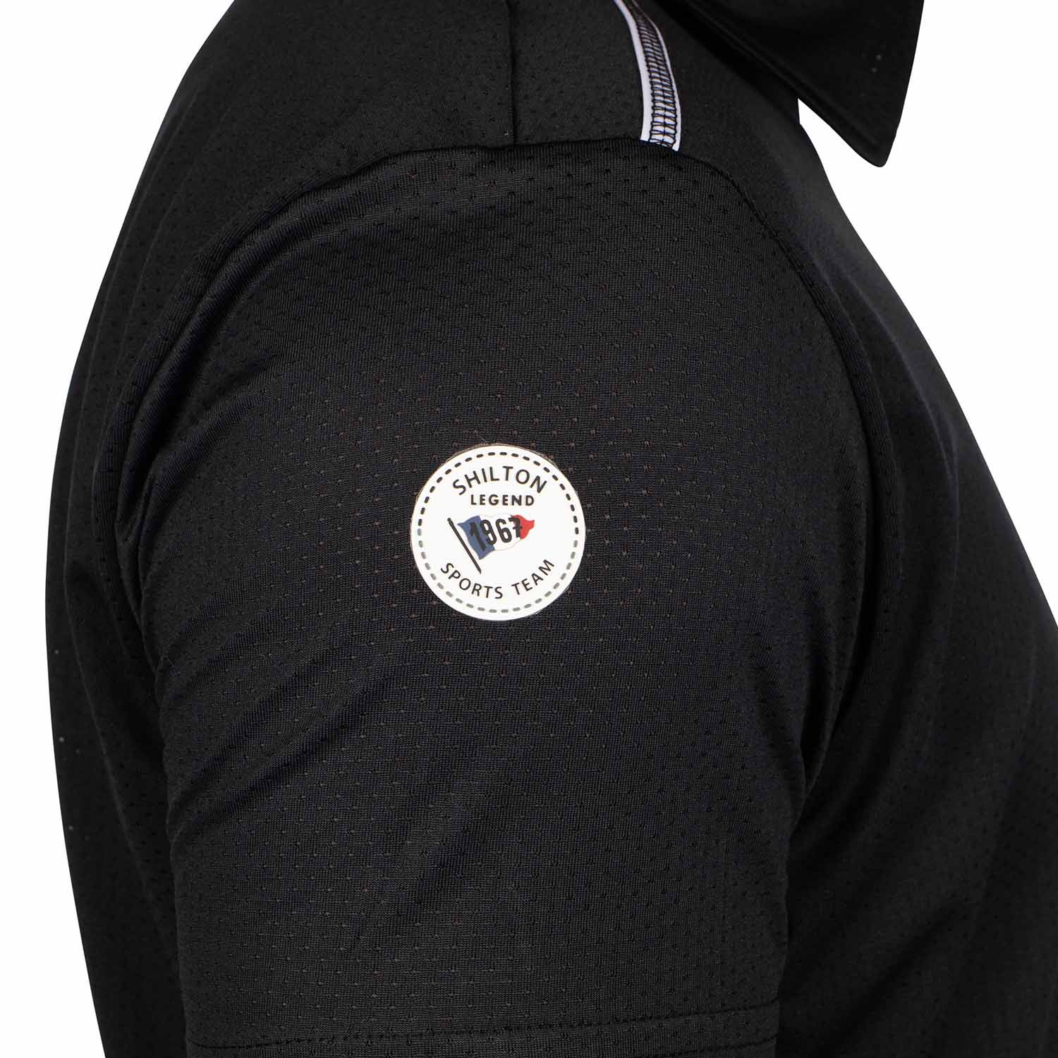 Polo de sport zippé perforé - Image 4