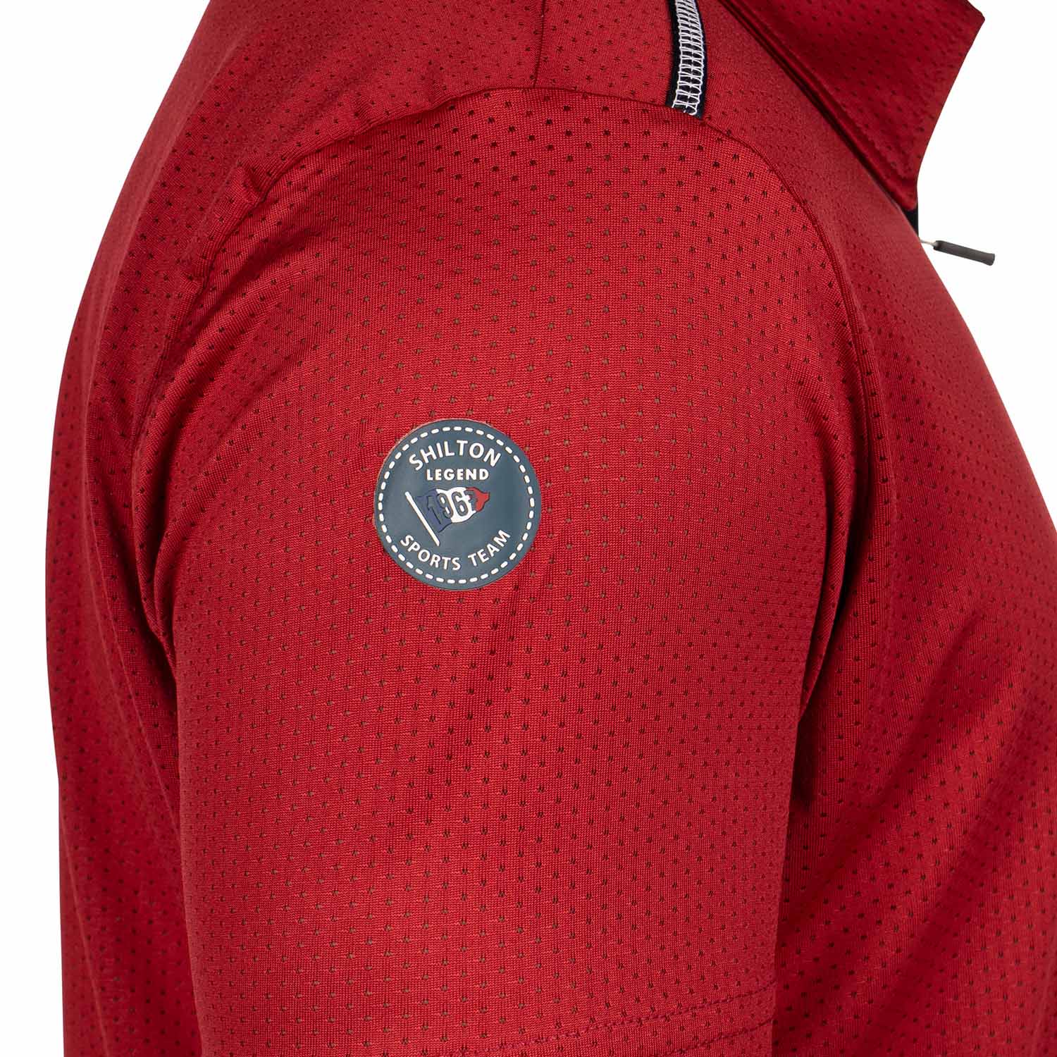 Polo de sport zippé perforé - Image 4