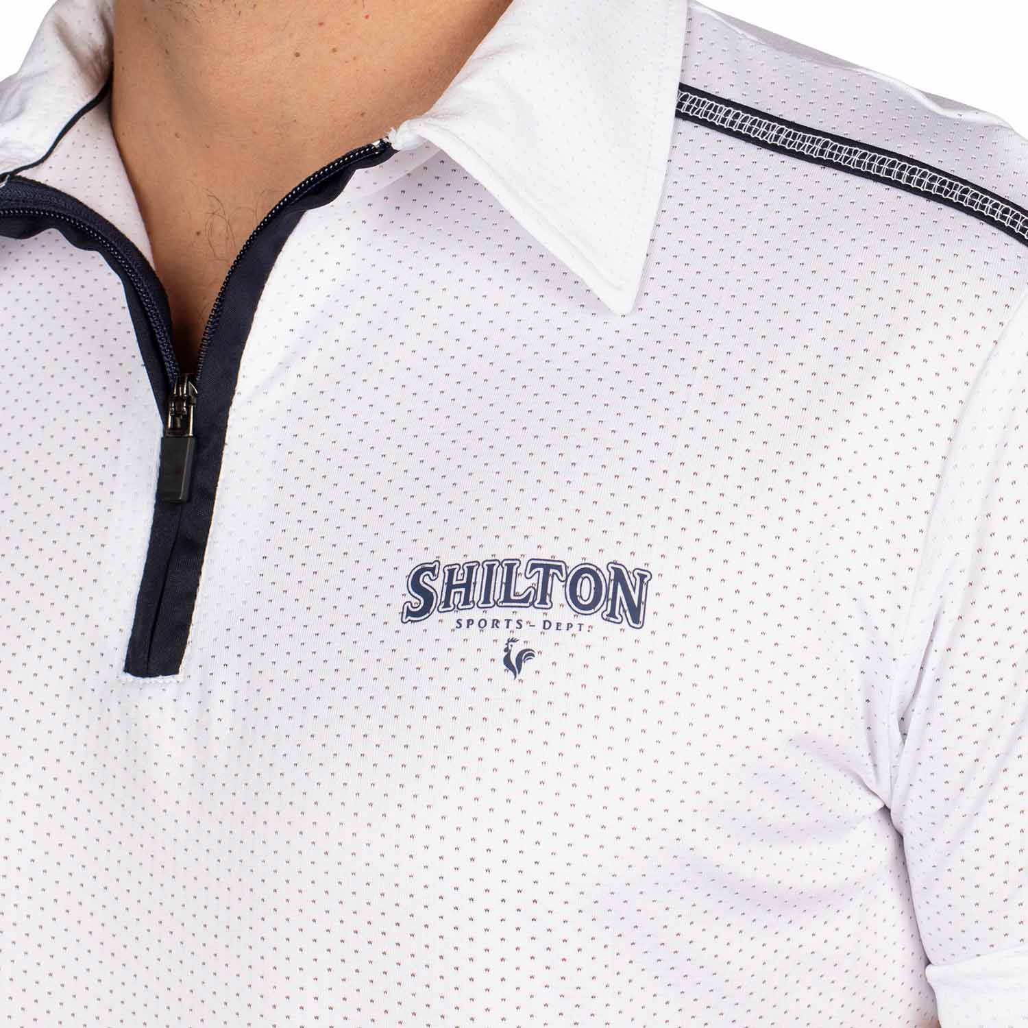 Polo de sport zippé perforé - Image 5