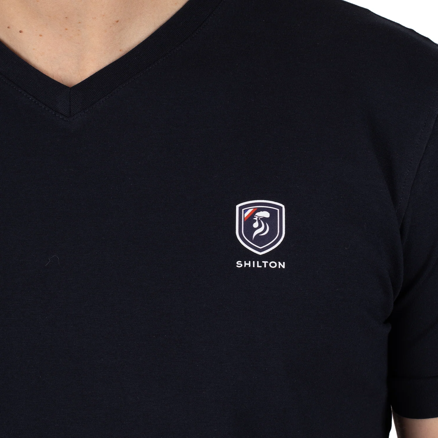 T-shirt basic blason print - Image 3