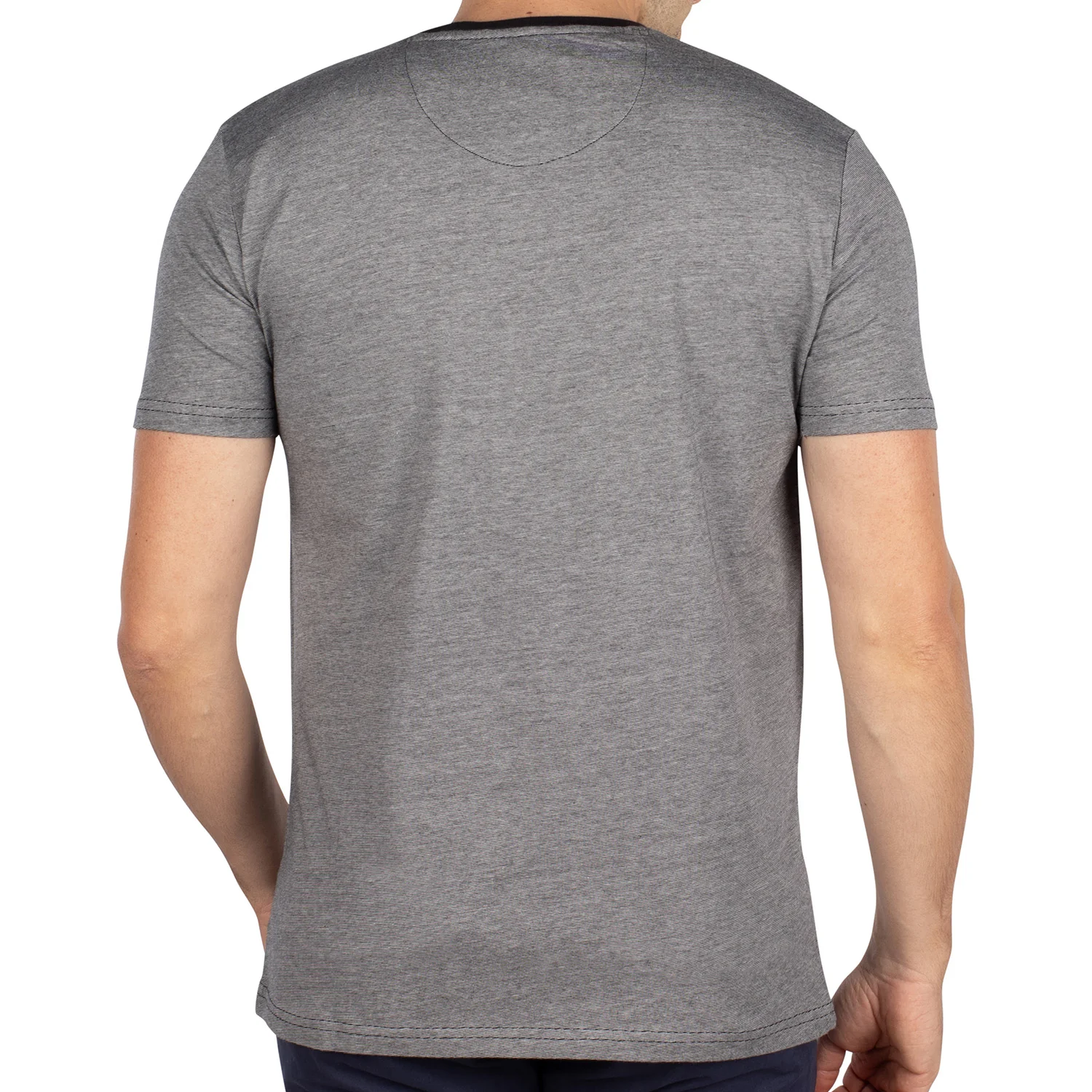 T-shirt écusson rayé - Image 2