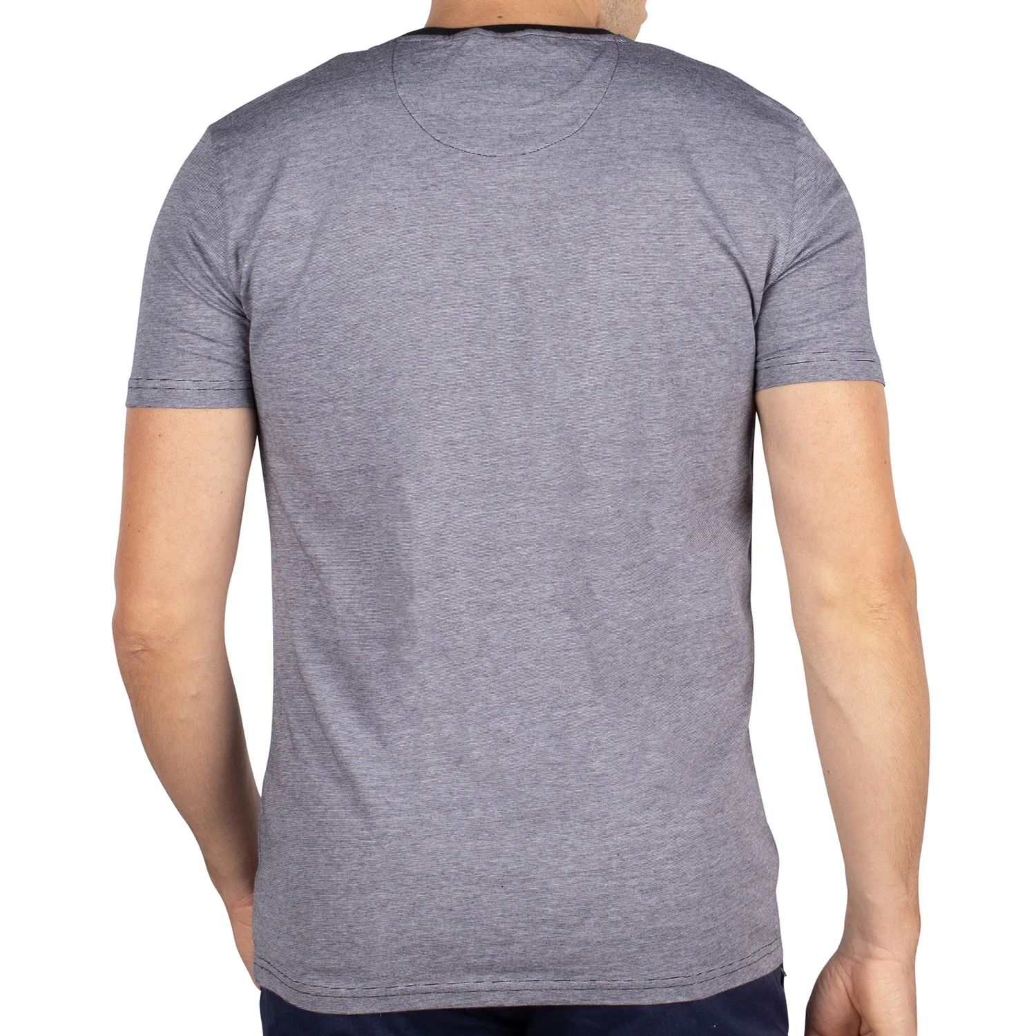 T-shirt écusson rayé - Image 2