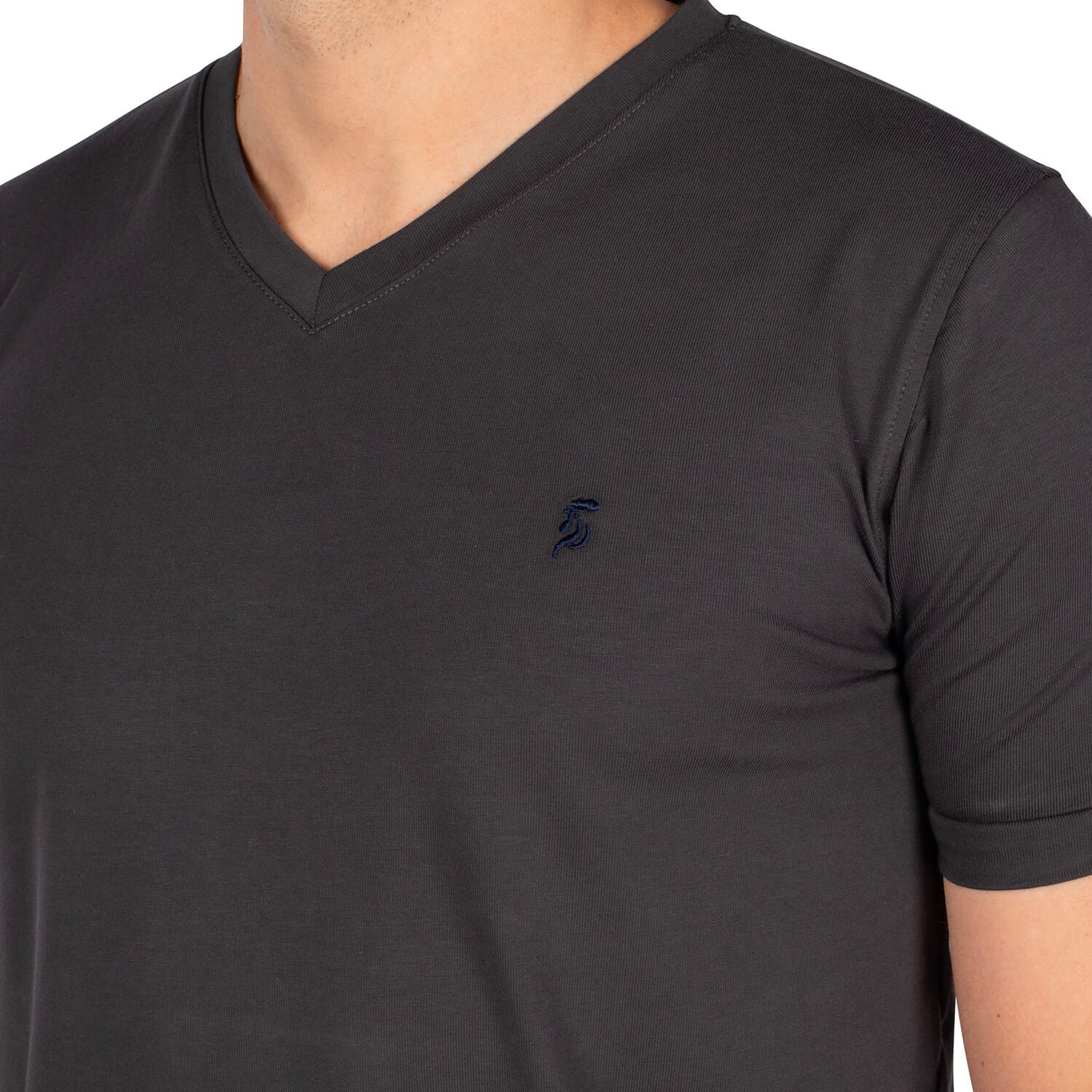 T-shirt col V - Image 3