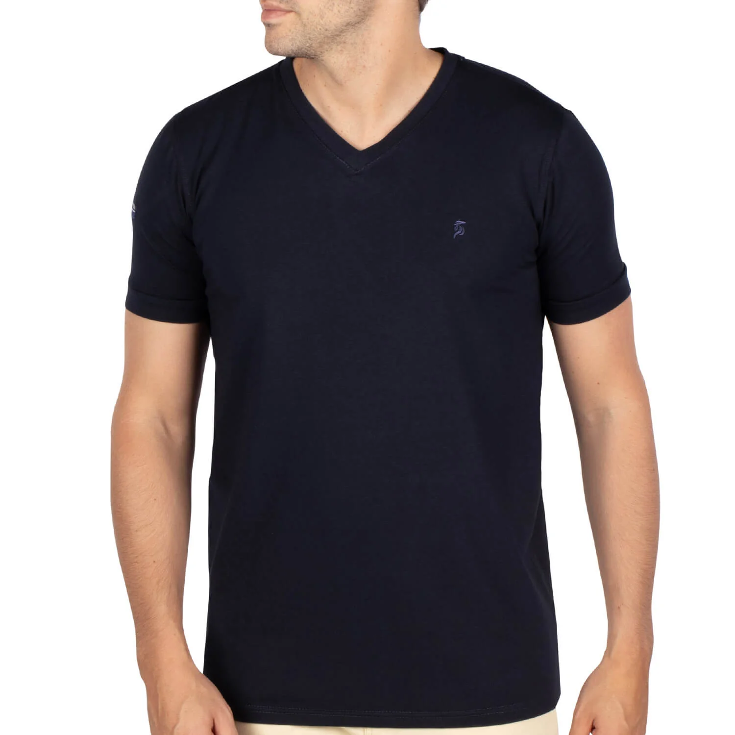 T-shirt col V